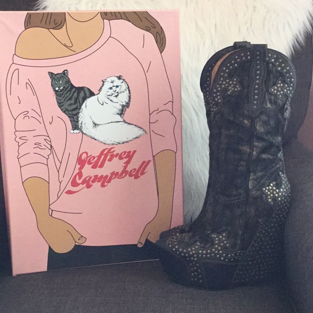 Jeffery Campbell boots (Giddy-Stud)